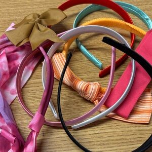 Colorful Girls/Kids Headband 9 Piece Lot